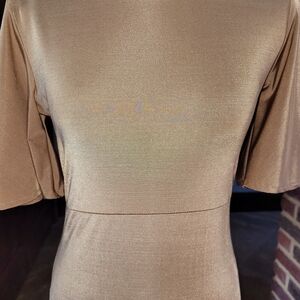 H&M Shiny Gold Top